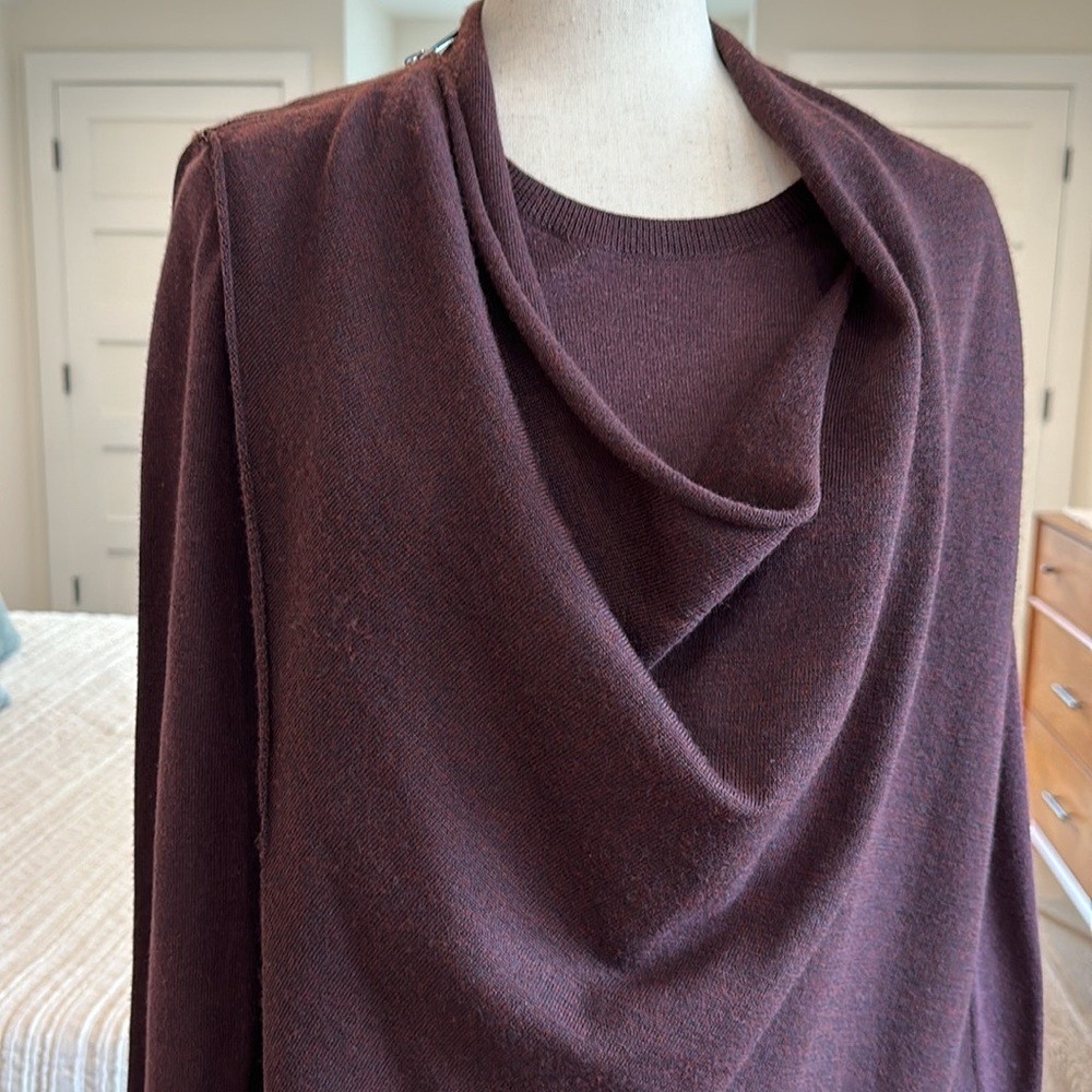 ALL SAINTS Eggplant Knit dress